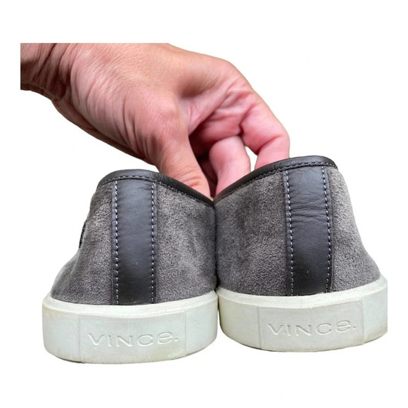 Vince grey suede slip on sneaker size 8 - Picture 6 of 7